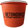 Bouw emmer oranje Betondingen
