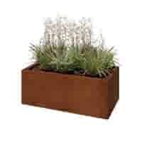 Cortenstaal plantenbak Texas 80x40 cm