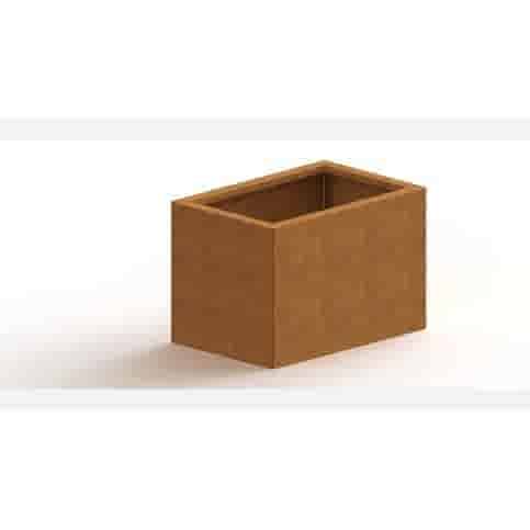 Cortenstaal plantenbak Texas 60x40 cm