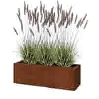 Cortenstaal plantenbak Texas 100x30 cm