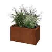 Cortenstaal plantenbak Texas 60x30 cm