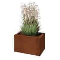 Cortenstaal plantenbak Texas 50x30 cm