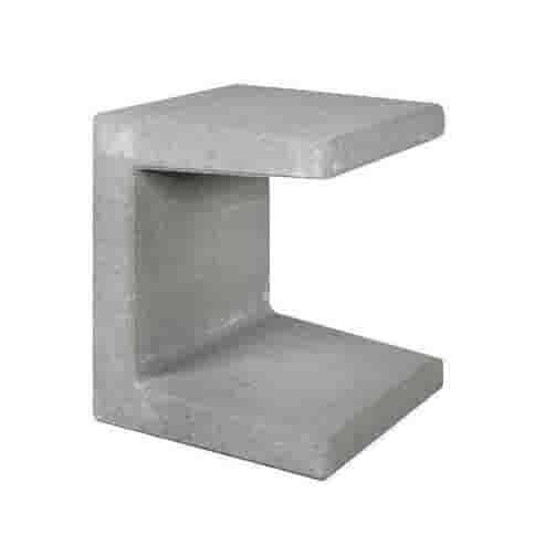 U element 40x40x50cm grijs