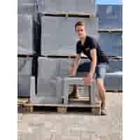 U element 40x40x50cm grijs U element 40x40x50cm grijs