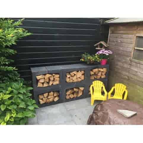 U element beton 30x30x40 antraciet