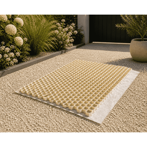 Grindmatten 120x80x3 cm beige/zandkleur