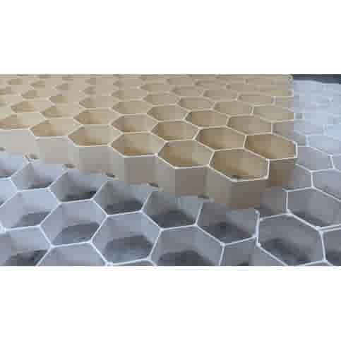 Grindmatten 120x80x3 cm beige/zandkleur