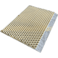 Grindmatten 120x80x3 cm beige/zandkleur