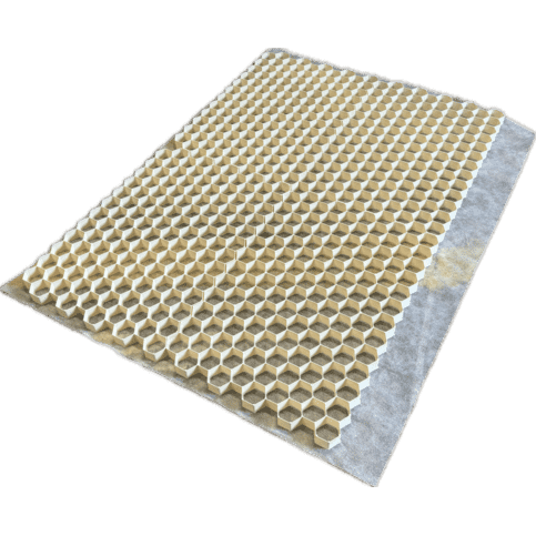 Grindmatten 120x80x3 cm beige/zandkleur