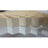 Grindmatten 120x80x3 cm beige/zandkleur