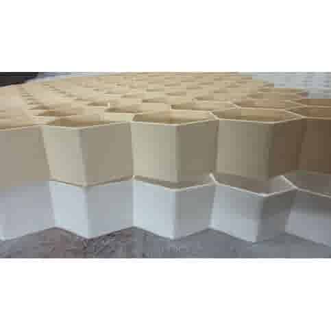 Grindmatten 120x80x3 cm beige/zandkleur
