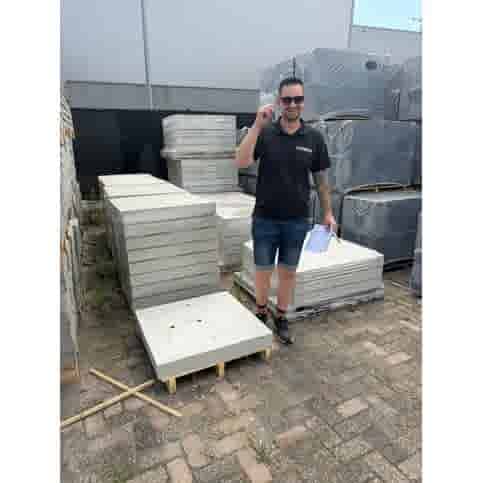 Ankerplaat beton 80x80 en 10 cm hoog