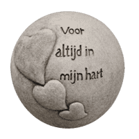 Bol met tekst Ã˜12 cm