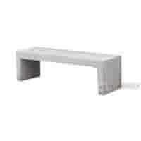 Tuinbank beton 150 cm wit/grijs Tuinbank beton 150 cm wit/grijs