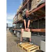 Betonblok grijs 40x20 en 25 cm hoog