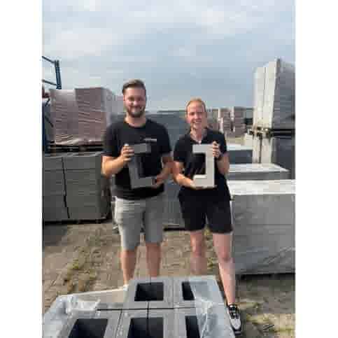 U element beton 20x15x30 grijs