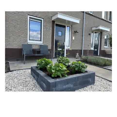 Stapelblokken Linea excellence 12x12x60 cm nero