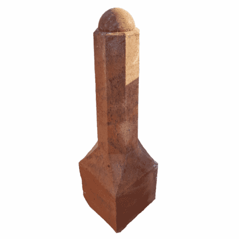 Amsterdammertje type 1  roestbruin 105 cm