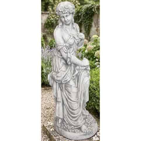Klassieke vrouw elegant 95 cm - Betonnen tuinbeeld