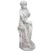 Klassieke vrouw elegant 95 cm - Betonnen tuinbeeld