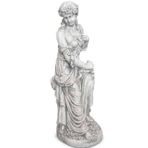 Klassieke vrouw elegant 95 cm - Betonnen tuinbeeld