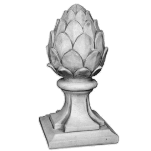 Betonnen Ananas Finial Classic - 52 cm hoog