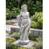 Betonnen tuinbeeld Vrouw met bloemenguirlande 173 cm