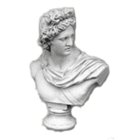 Betonnen Borstbeeld Marcus 54 cm