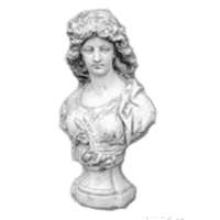 Betonnen Borstbeeld Sophia 67 cm