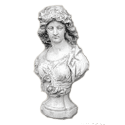Betonnen Borstbeeld Sophia 67 cm