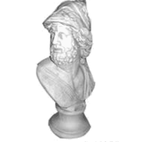 Betonnen Borstbeeld Alexander 53 cm