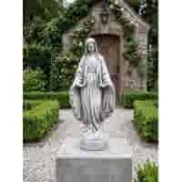 Maria beeld van beton - klein formaat 69 cm