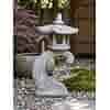 Japanse tuinlamp op gebogen paal 114 cm