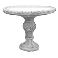 Klassieke ronde betonnen tafel 72 cm