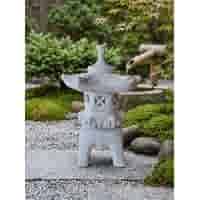 Japanse stijl tuinlamp van beton 40 cm