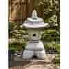 Japanse tuinlamp met tekens 45 cm