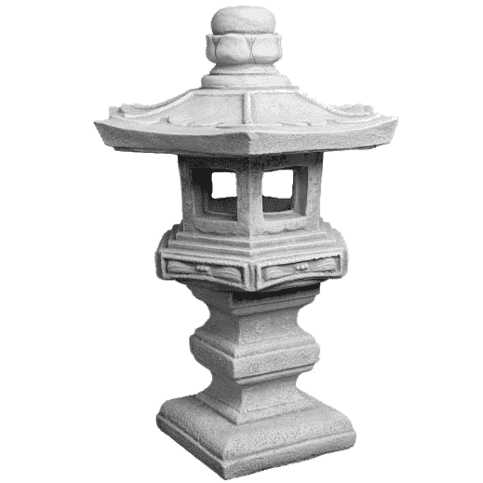 Japanse tuinlamp op sokkel 46 cm