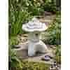 Betonnen Lotus bloem tuinlamp 40 cm