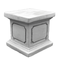 Betonnen voetstuk 20 cm