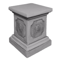 Artistiek tuinvoetstuk van beton 38 cm