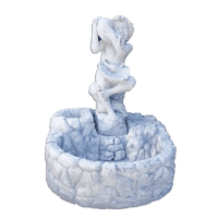 Tuinornament fontein met cherubijn - 100 cm hoog