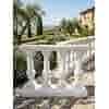 Witte betonnen balustrade reling 77 cm