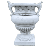 Klassieke bloempot met ornamenten - 53 cm hoog