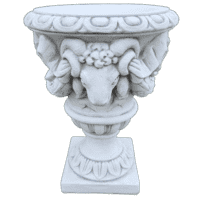 Betonnen bloempot met ram 65cm hoog