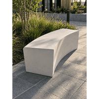 Betonnen Parkband buitenbocht