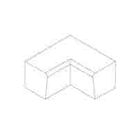 Betonnen Parkband binnenbocht 100x100 cm