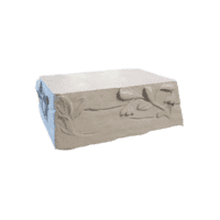 Decoratief betonblok met bloemmotief 48x67 cm