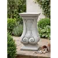 Betonnen zuil met decoratieve gravures 70 cm