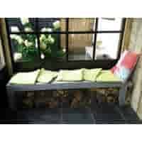 Tuinbank beton 150 cm licht antraciet Tuinbank beton 150 cm licht antraciet