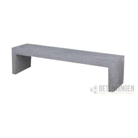 Tuinbank beton 180 cm licht antraciet